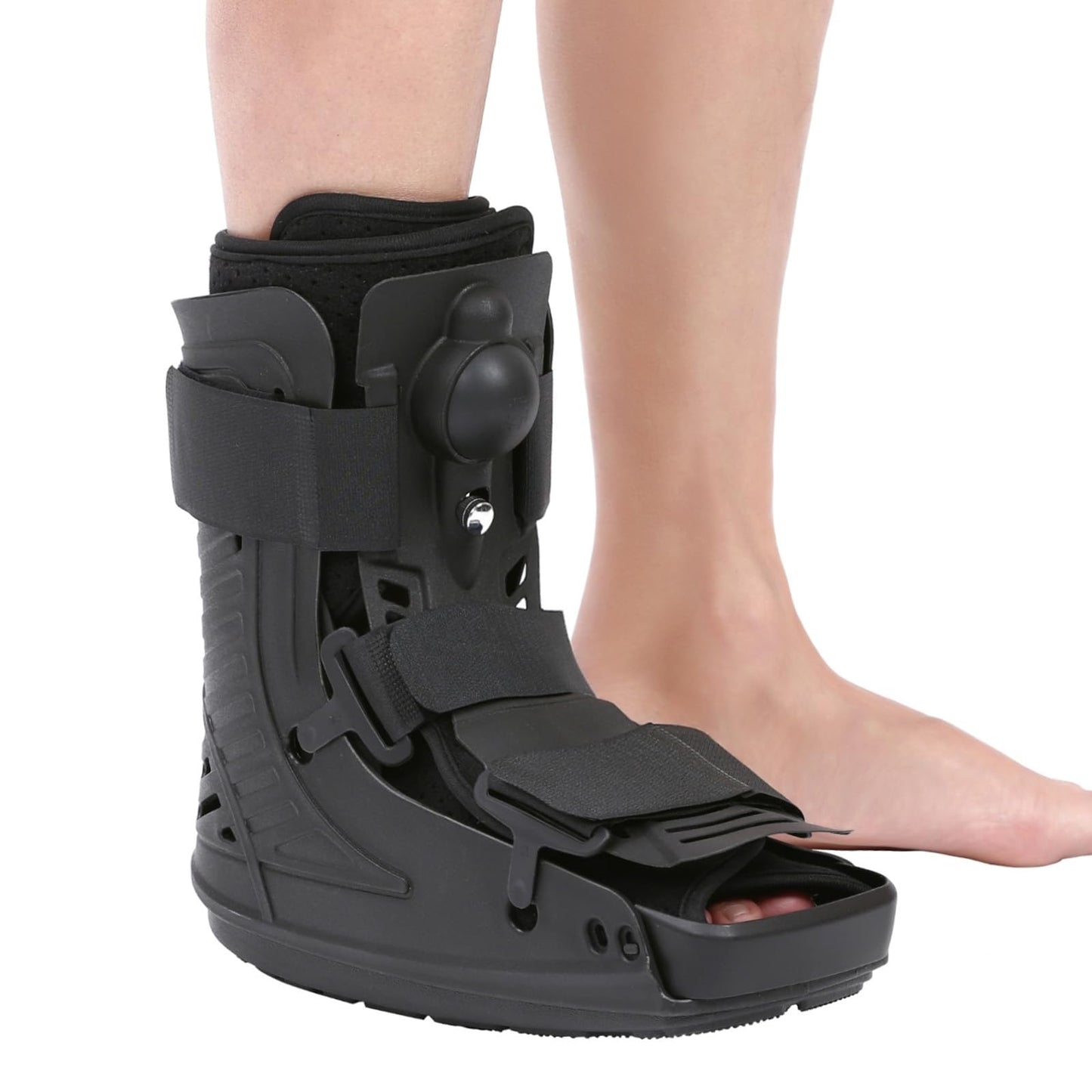Mathgetin Air Cam Walker Boot, Short Inflatable Walking Boot Medical Recovery Orthopaedic Boots for Sprained Ankle, Broken Foot and Achilles Tendonitis (Large)