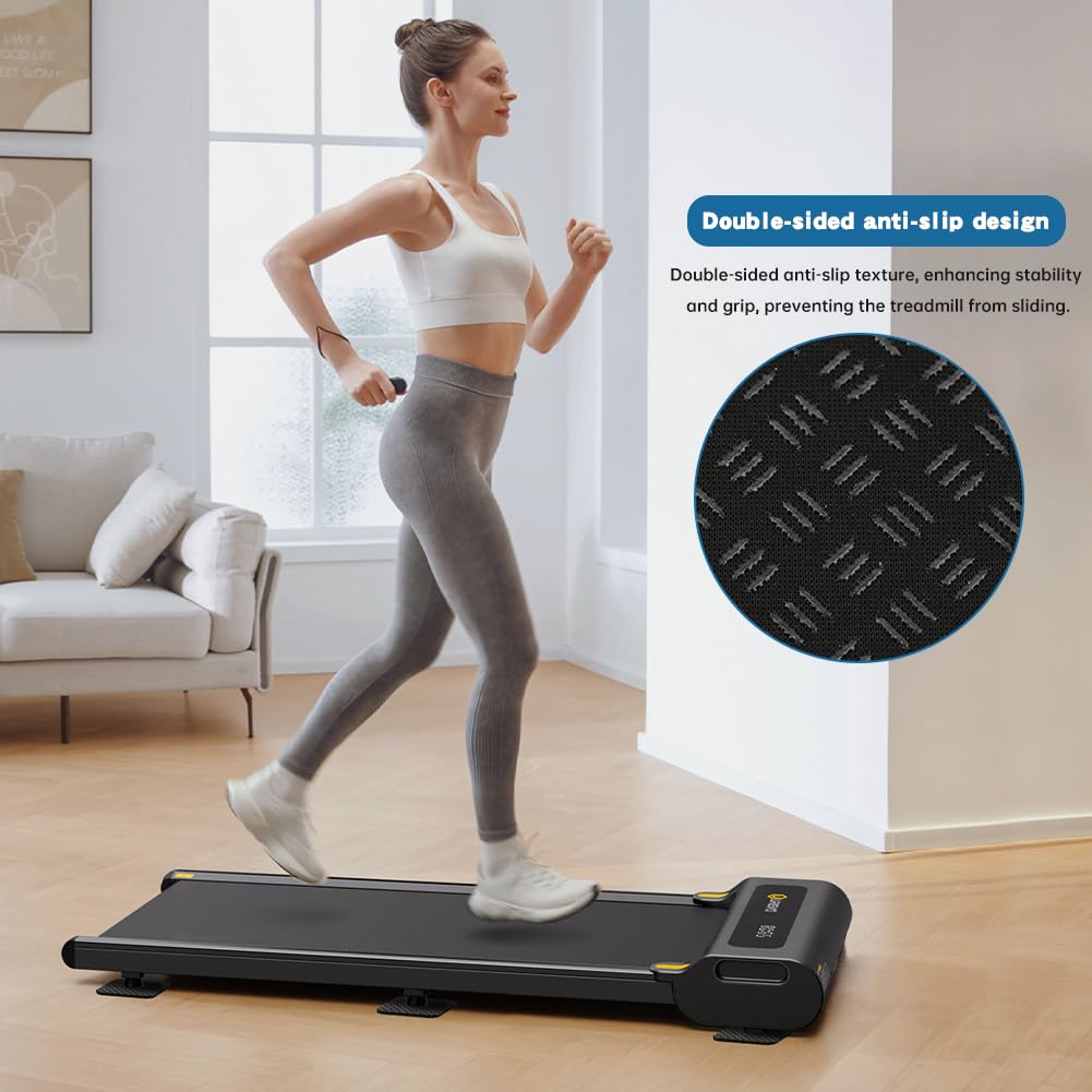 6Pcs Treadmill Mat Pads, Anti Vibration Mat for Treadmill, Washing Machine Pads, Shock Absorbing Bases for Stationery Bike, Home Gym Station, Include Storage Bag