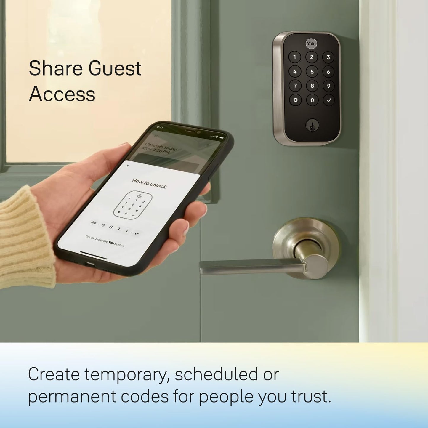 Yale Security Assure Lock 2 - Black Suede Smart Deadbolt with Wi-Fi Keypad & Fingerprint Scanner