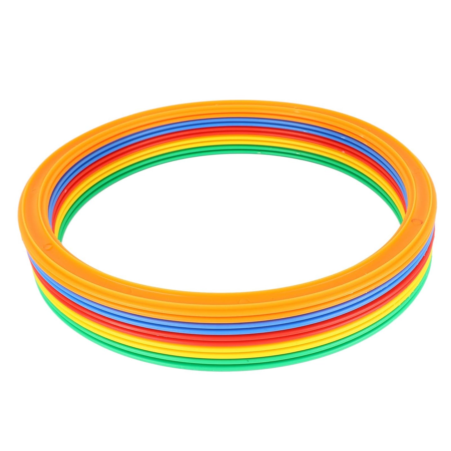 Sports Speed Ring Set 10 Rings 10 Buckles Increased Agility Outdoor Rings Toy M 28cm