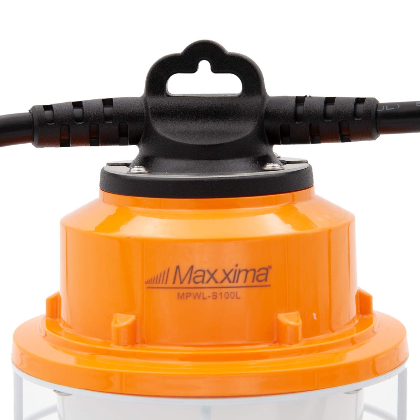 Maxxima Heavy Duty LED Construction String Light - 10,000 Lumens 100 Watts, 50 Ft, Linkable, 5000K Daylight, IP65, Ideal for Portable Job Site or Shipyard Lighting Needs