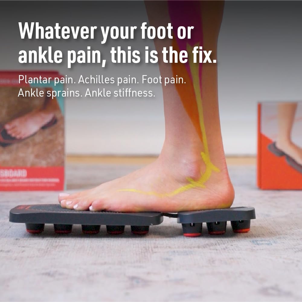 SIDEKICK AxisBoard Pro Balance Board for Foot & Ankle Rehab | Physical Therapy Training System for Ankle Sprains, Achilles Pain & Plantar Fasciitis | Includes PT Guide + Sidekick App