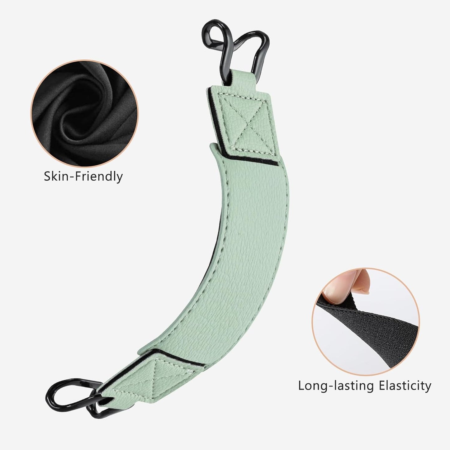 CoBak 6-7.5" Sagegreen-1 Secure Hand Strap for Kindle and Tablets - Versatile and Lightweight Finger Grip Holder