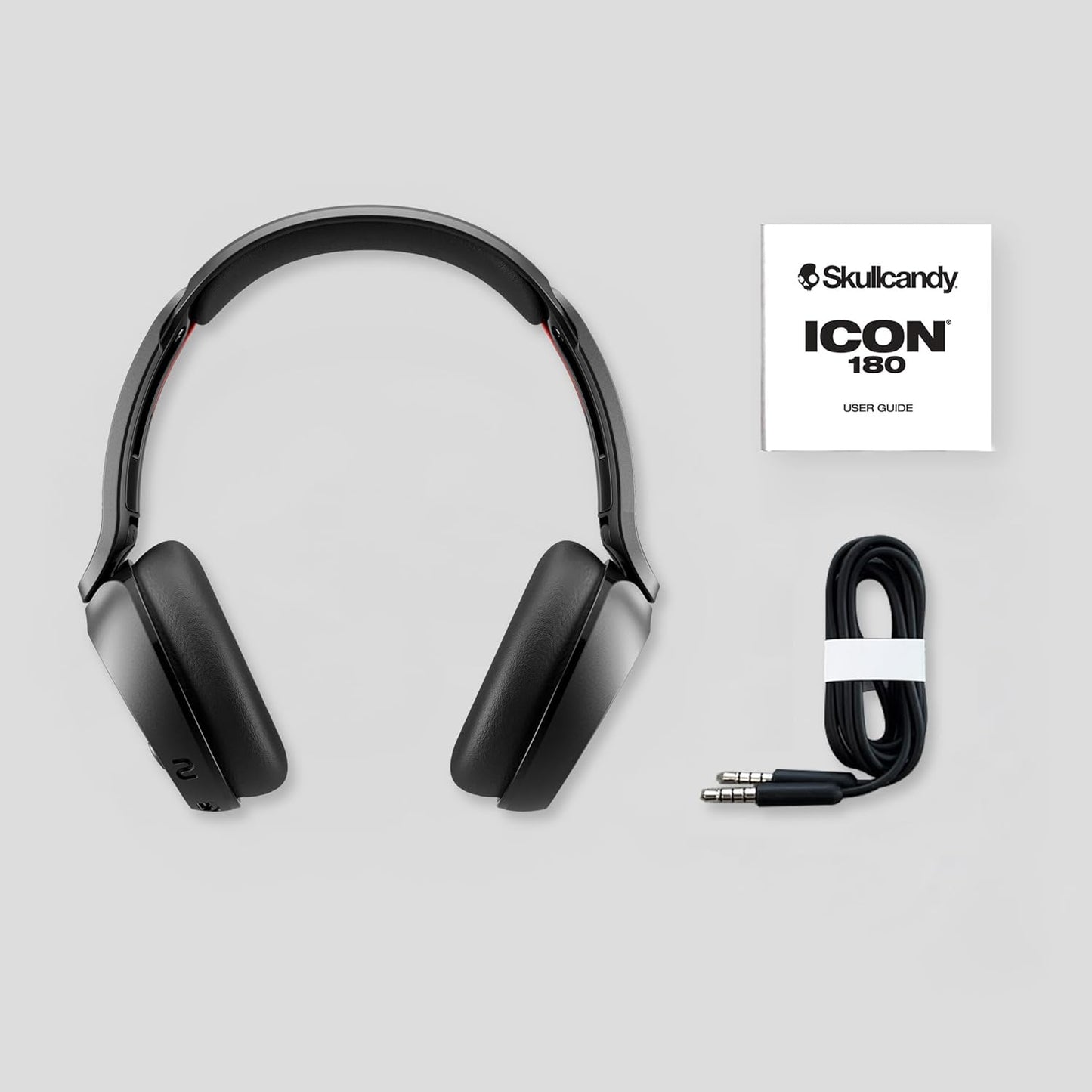 180 50 Skullcandy Icon Wireless On-Ear Bluetooth Headphones, Up to Hours Battery, Lightweight and Travel Ready, Secure