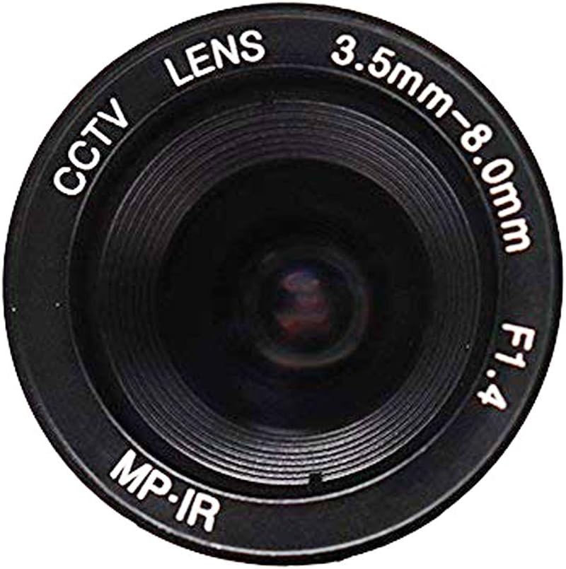 Dahszhi 3.5-8.0mm F1.4 1/3" 1:1.4 CCTV Lens CS Mount Manual Focus Zoom Focal IR for Security IP Camera