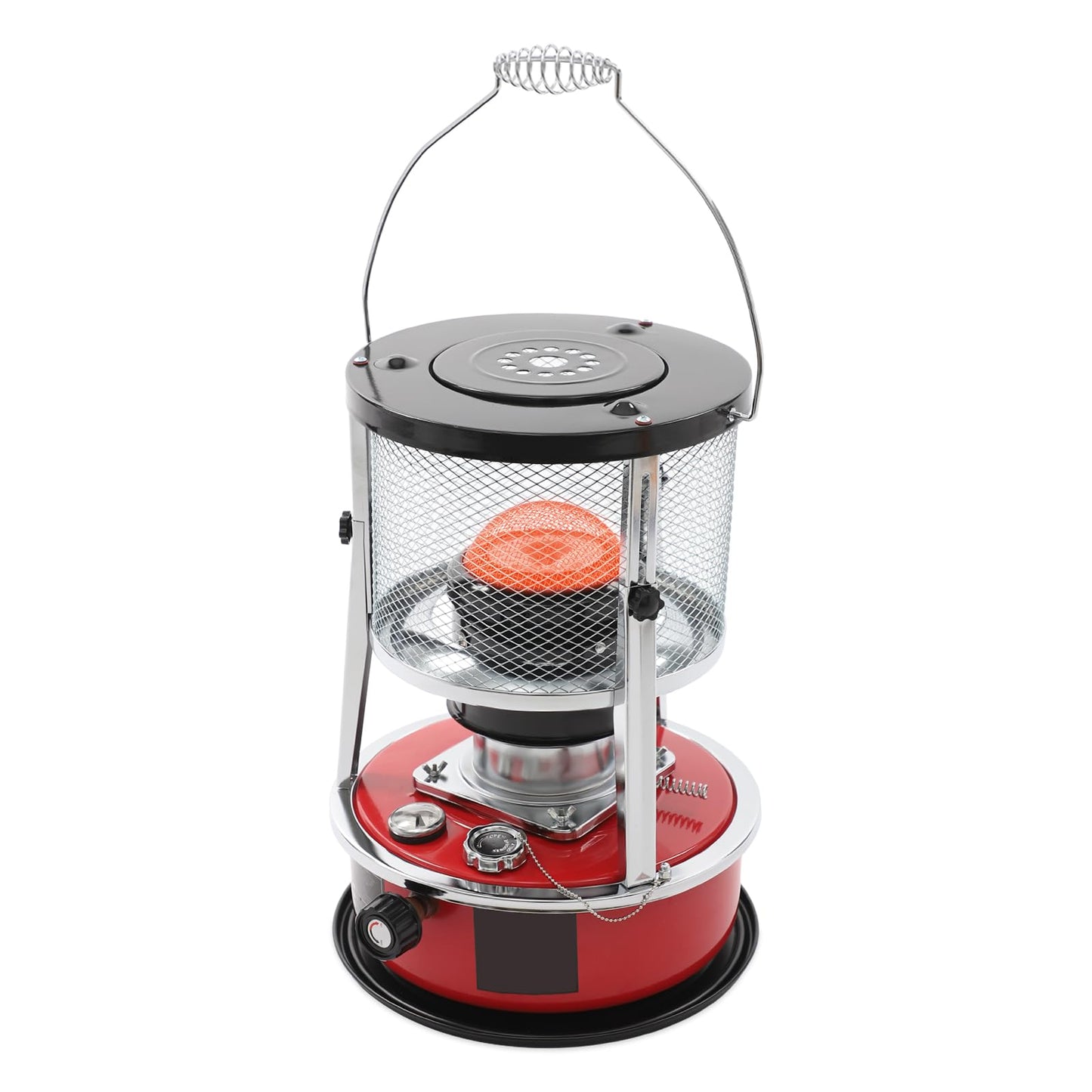 Kerosene Heaters, Portable Kerosene Space Heater W/Cotton Wick, 8000 Btu & Adjustable Height For Garages, Poorly Insulated Rooms, Outdoor Work Areas.