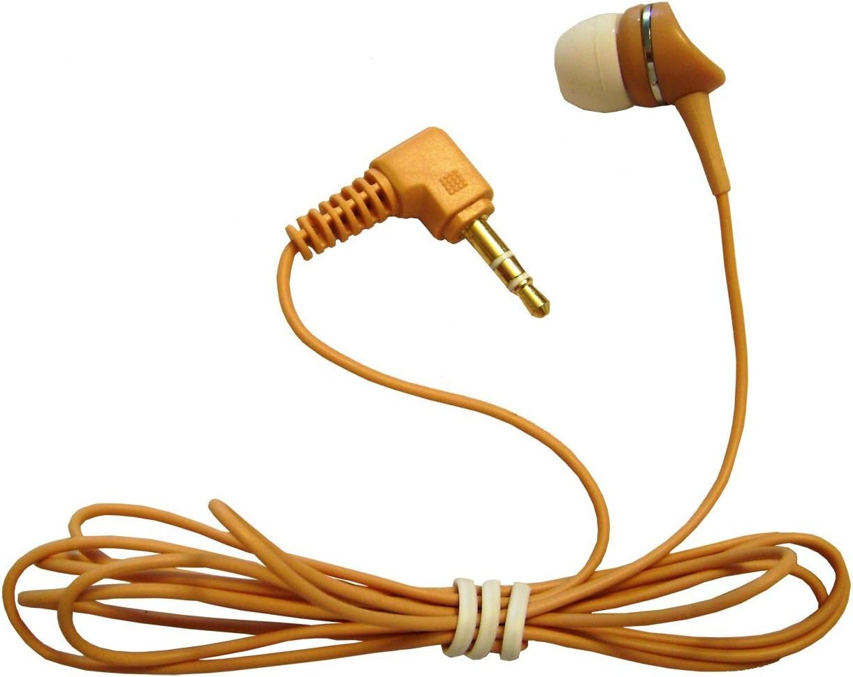 Scan Sound, Inc. 1-Bud 3.5mm MP3 Single-Ear Stereo Earphone w/ Plug and Soft Rubber eartip for Players, Tablets, Mobile