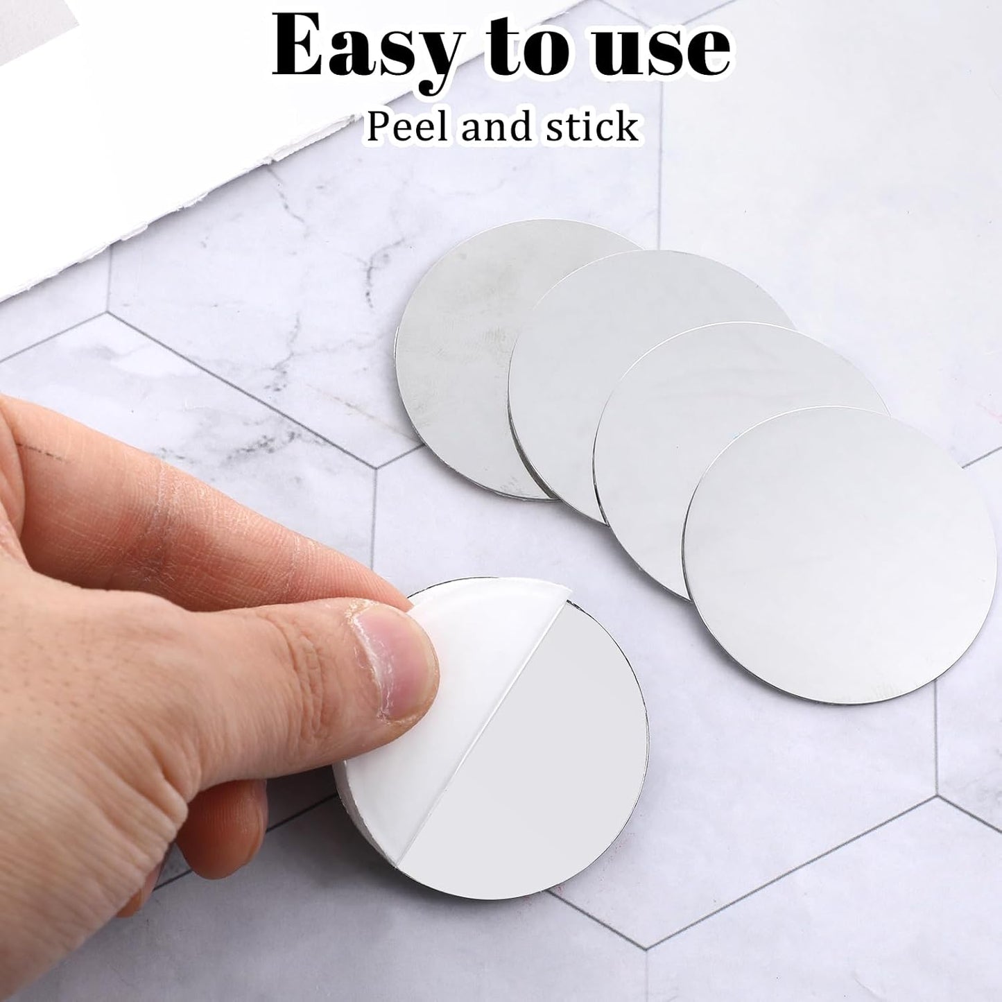 Azefnuhk 14 Pcs Strong Sticker Base for Magnets, Round Magnet, Phone Metal Plates for Magnetic Car Mount, Universal
