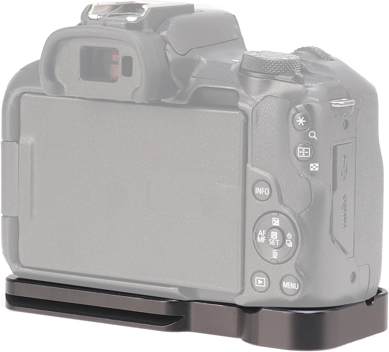 FocusFoto R50 R100 Quick Release Baseplate QR Plate Mount for Canon EOS & Mirrorless Camera, Compatible with Arca-Swiss