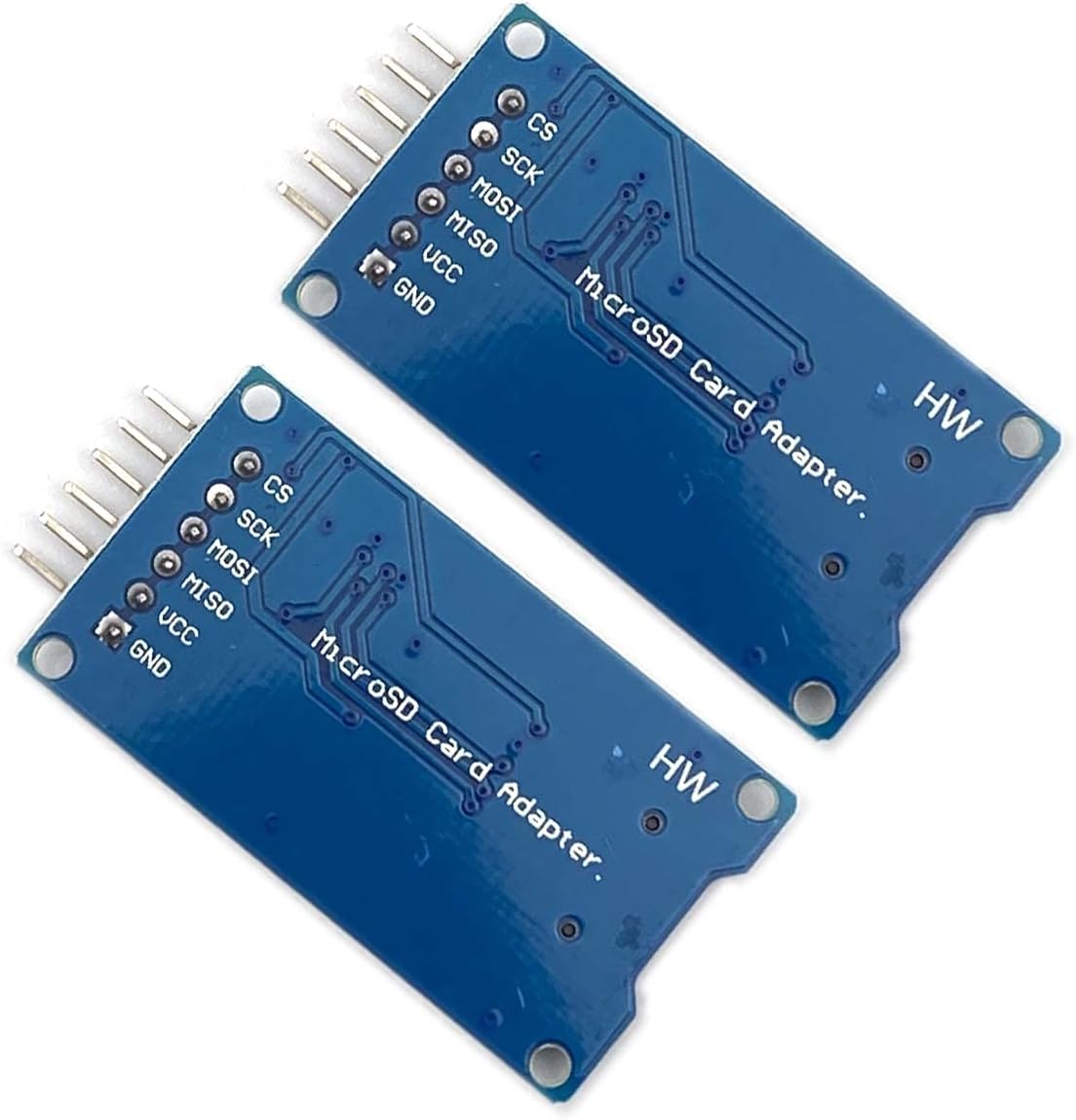 Kiro&Seeu 2pcs 6-pin Micro SD Card Module Storage Board TF Card Memory Adapter Reader Module SPI Interface Compatible