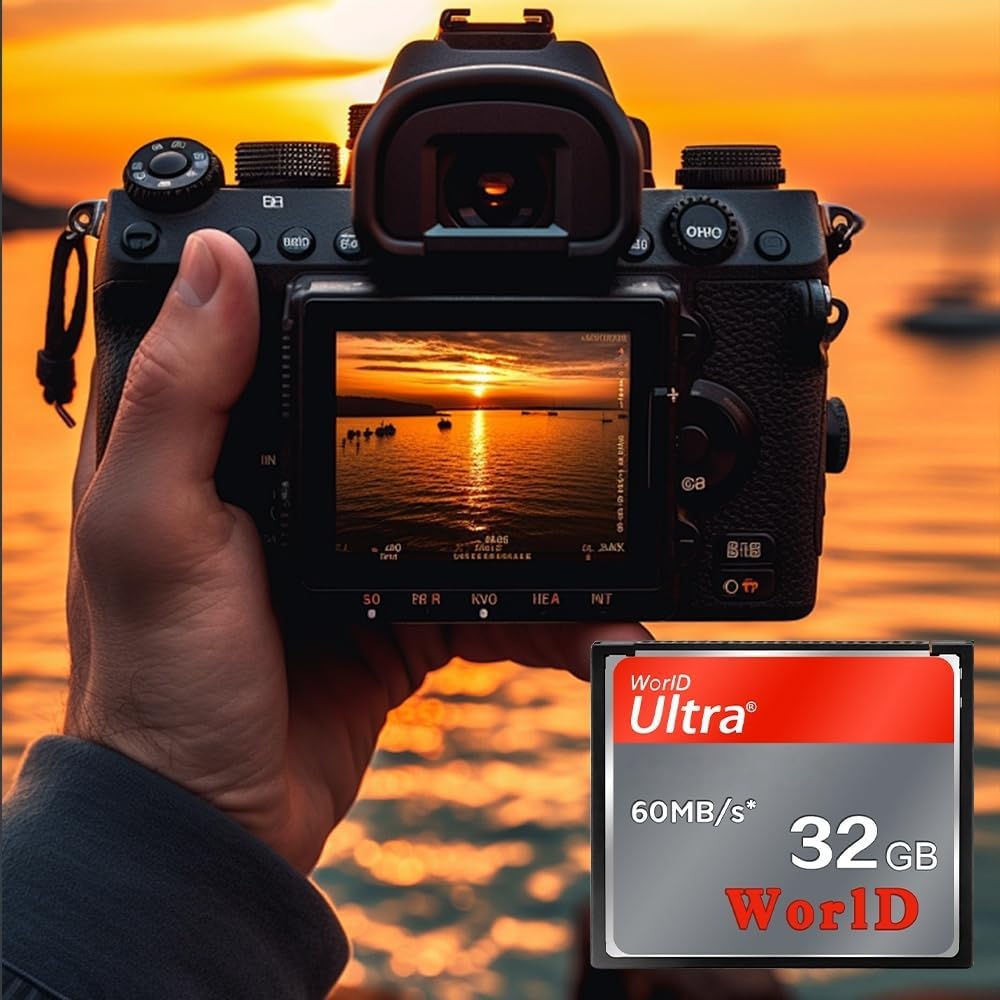 ANXILE 32GB 60MB/s CF Memory Card SDCFH Camera CF Card UDMA