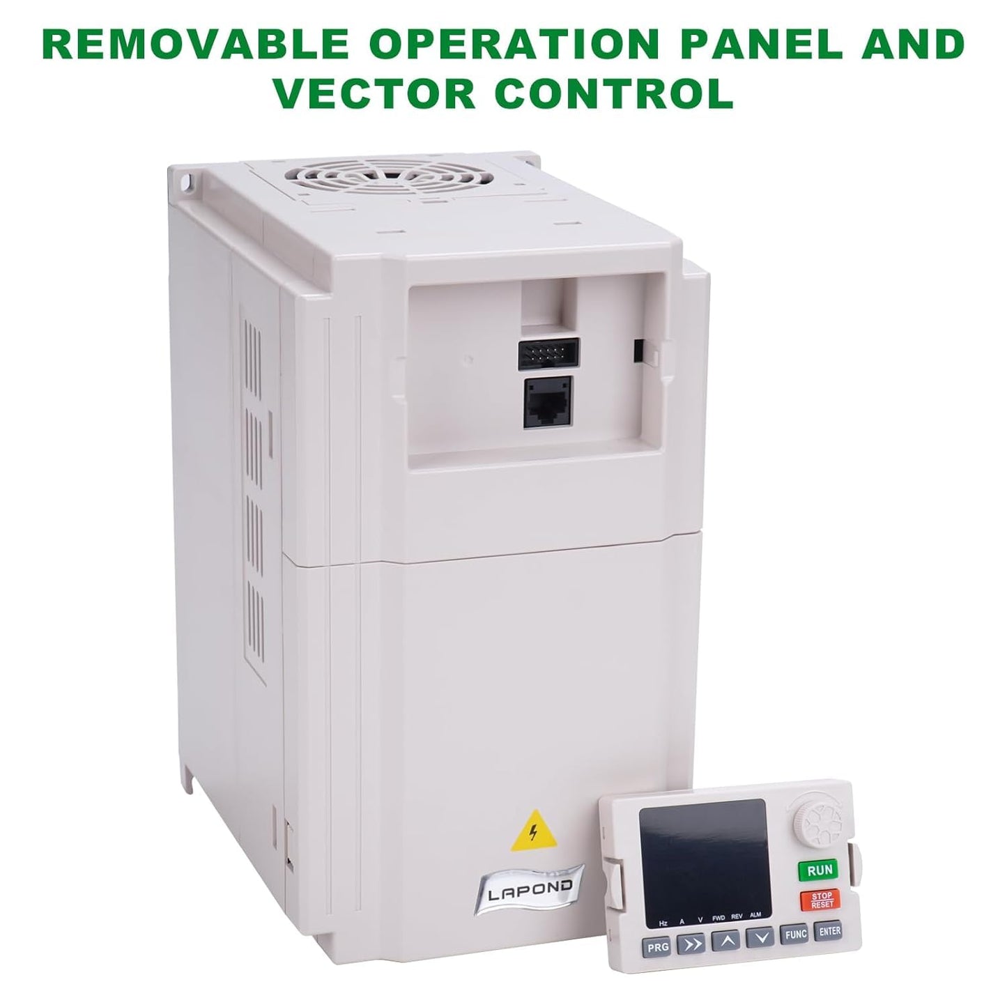 LAPOND AC 220V/18KW 25HP Variable Frequency Drive,75A VFD Inverter Single Phase to 3 Phase Converter,Used on ≤20HP(15kW) 55Amps 200-230V 3-Phase Motor