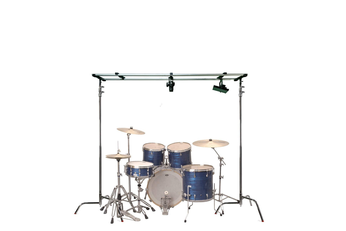 Glide Gear OH 150 Overhead Rig – For Camera, Lights – 4–12ft Modular Platform, Tripod/C-Stand Mounted, 20 lb Capacity