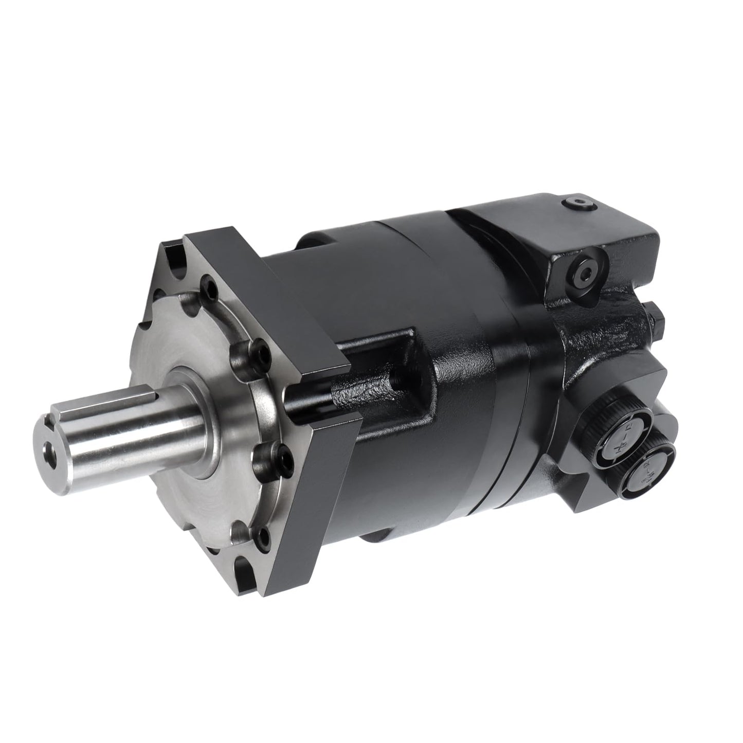 SINOCMP 109-1101-006 Hydraulic Motor Replacement for Eaton Char-Lynn 4000 Series, 7.95 cu in/rev Displacement 4-Bolt SAE-B Mount 1.25 Inch Keyed Shaft, 722 RPM 3000 PSI High Torque Low Speed Motor
