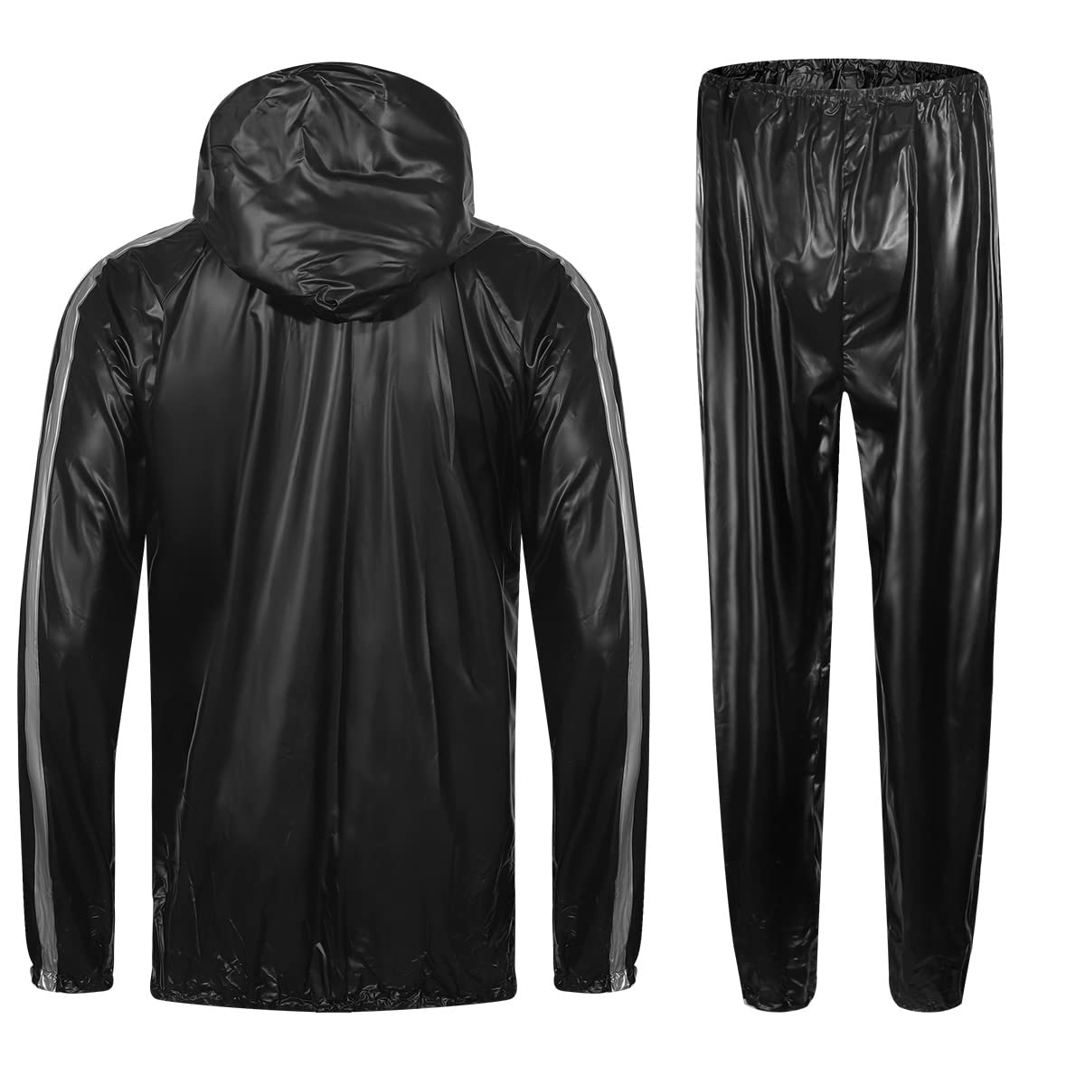 REEDBEEK Anti-Rip Sauna Suit Weight Loss Sweat Suit MMA Training Gym Jacket Pants Workout Suits for Men and Women