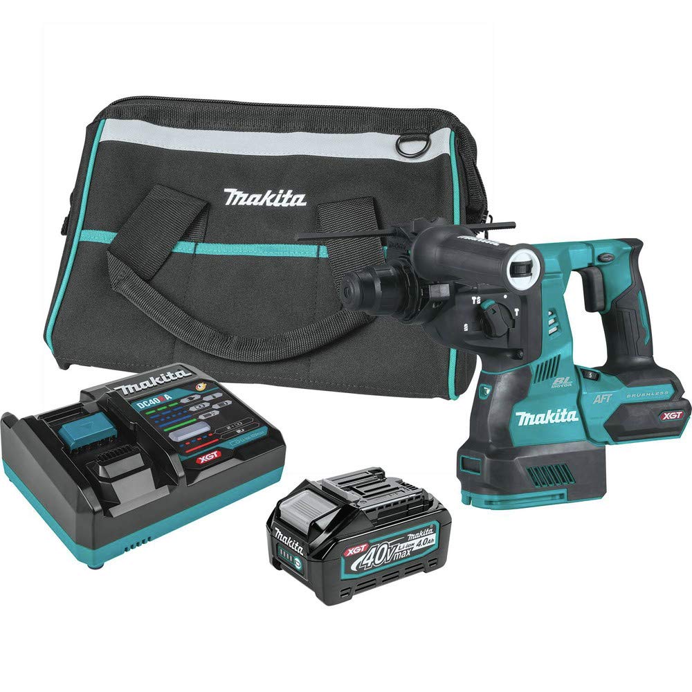 40V MAX XGT BRUSHLESS Cordless 1-1/8 in. Rotary Hammer KIT, AFT, AWS Capable 4.0AH