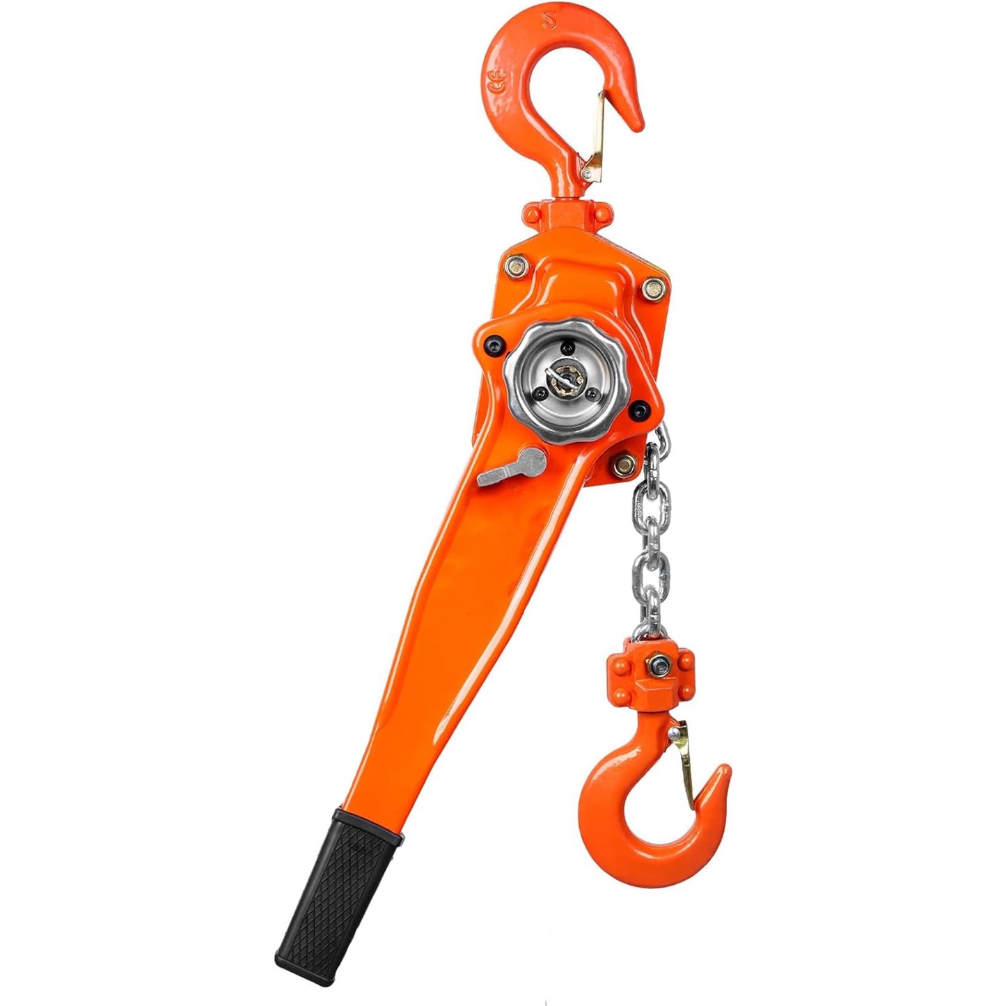 Manual Lever Chain Hoist, 3 Ton 6600 Lb Capacity & 20 ft Lift, with G80 Galvanized Chain & Weston Brake, 360° Swivel Hook for Garage, Factory, Farm, Unpowered Jobs