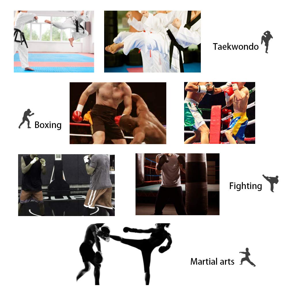 TLBTEK 2PCS Curved Punching Mitts Boxing Pads Hand Target Boxing Pads Gloves Training Focus Pads Kickboxing Muay Thai MMA Martial Art UFC Punch Mitts for Kids,Men & Women