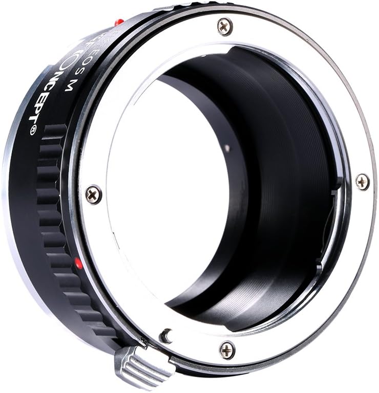 K&F CONCEPT M Mount Adapter for Canon EOS M Cameras - Compatible with Pentax K Lenses