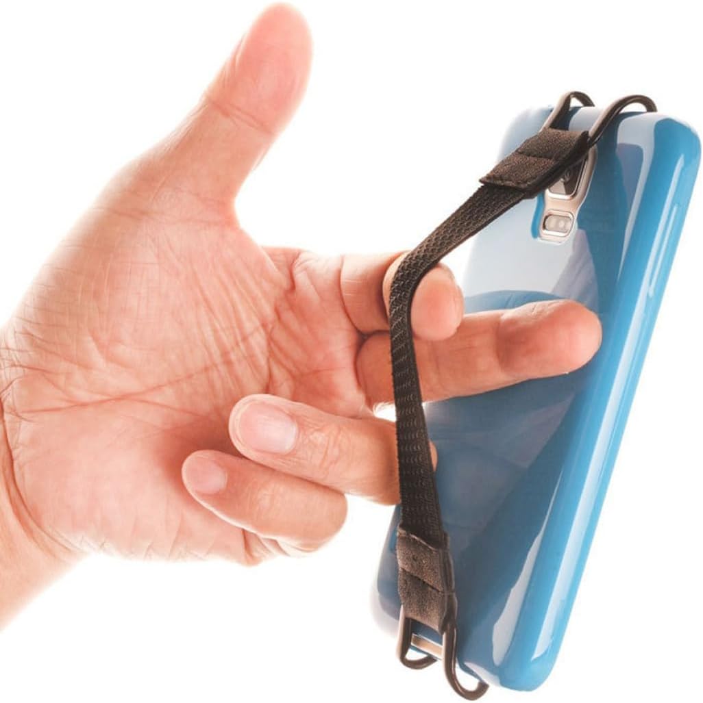 UKCOCO Cm Tablet Holder Tablet Holder Strap Hand Grip Universal Nylon Band for E-Reader Black Finger Bracket Elastic