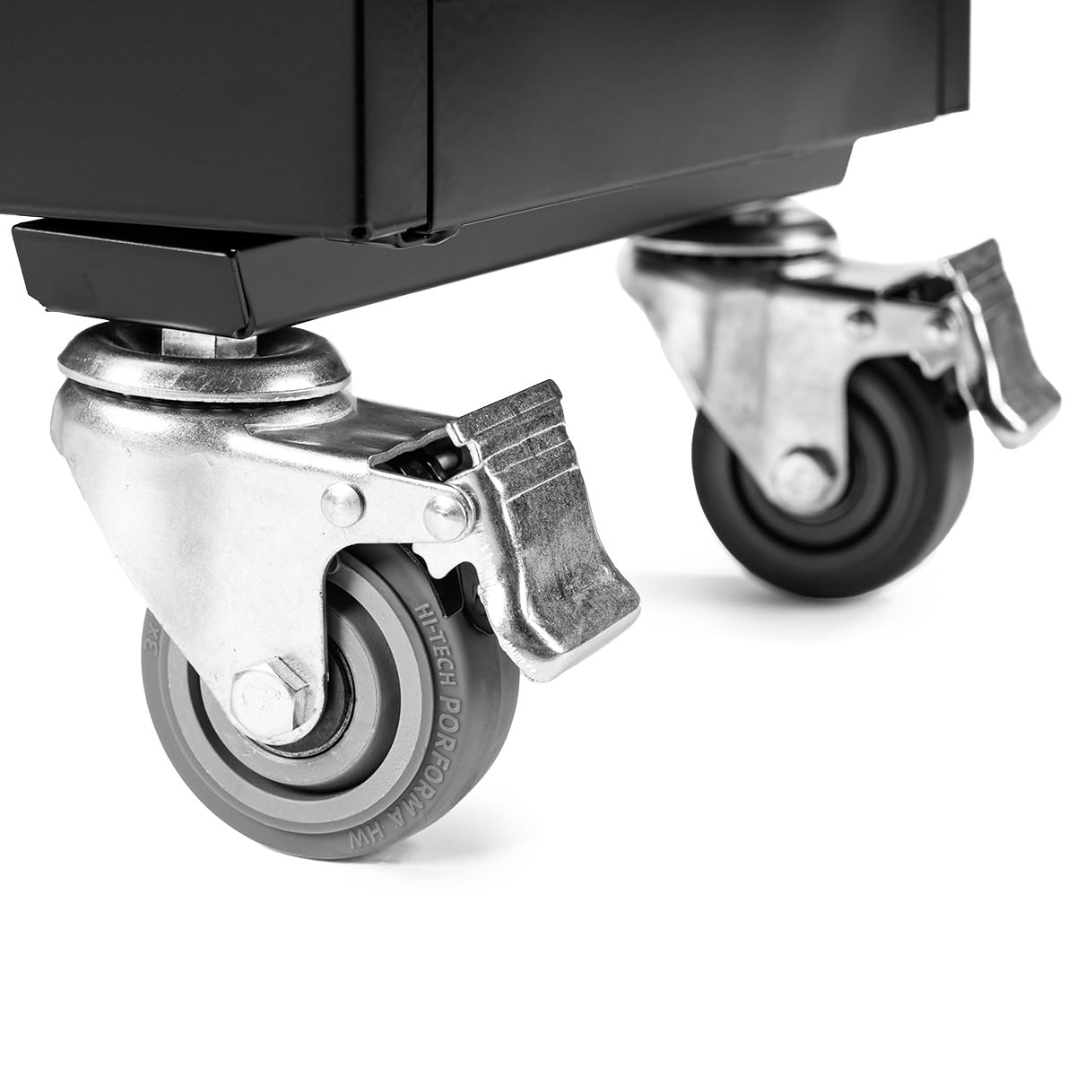 Line Leader Compact 16 Device Rolling Mobile Charging Cart for Chromebooks, Laptops, Tablets, Charging Station For Classrooms and Offices, Includes Power Strip and Locking Cabinet (Black, 34in x 23in)