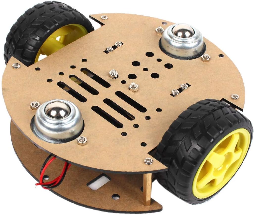 Lon0167 2WD Case(id:30f 56 e33) New IR Remote Featured Control Smart reliable efficacy Robot Chassis w Battery ae
