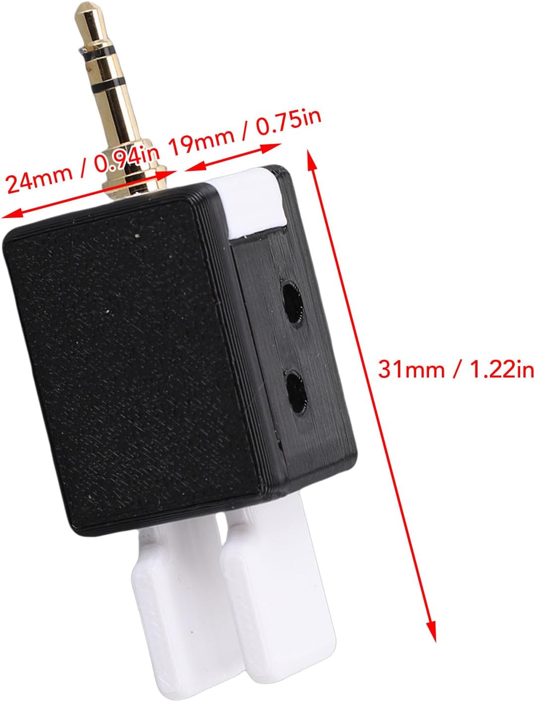 Kikumi UVK5 UVK6 CW Morse Code Key, Double Vane Automatic Key with Adjustable Finger Force for Quansheng Intercom, CEC