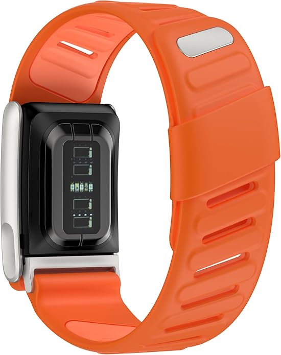 VeveXiao Rugged Comfort Silicone Wristband Compatible with WHOOP 5 | Whoop MG Band, Durable Soft Silicone Sports Loop Replacement Bands for Men Women with Metal Frame Connector