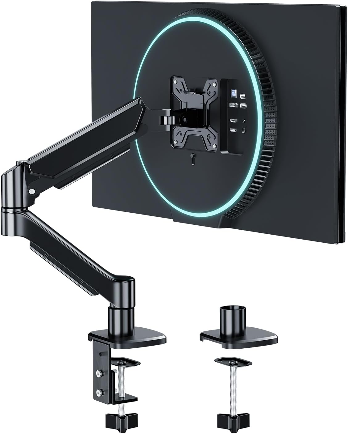 Ekisemio 13 32 Inch Single Monitor Mount, to Monitor Arm, Adjustable Monitor Stand