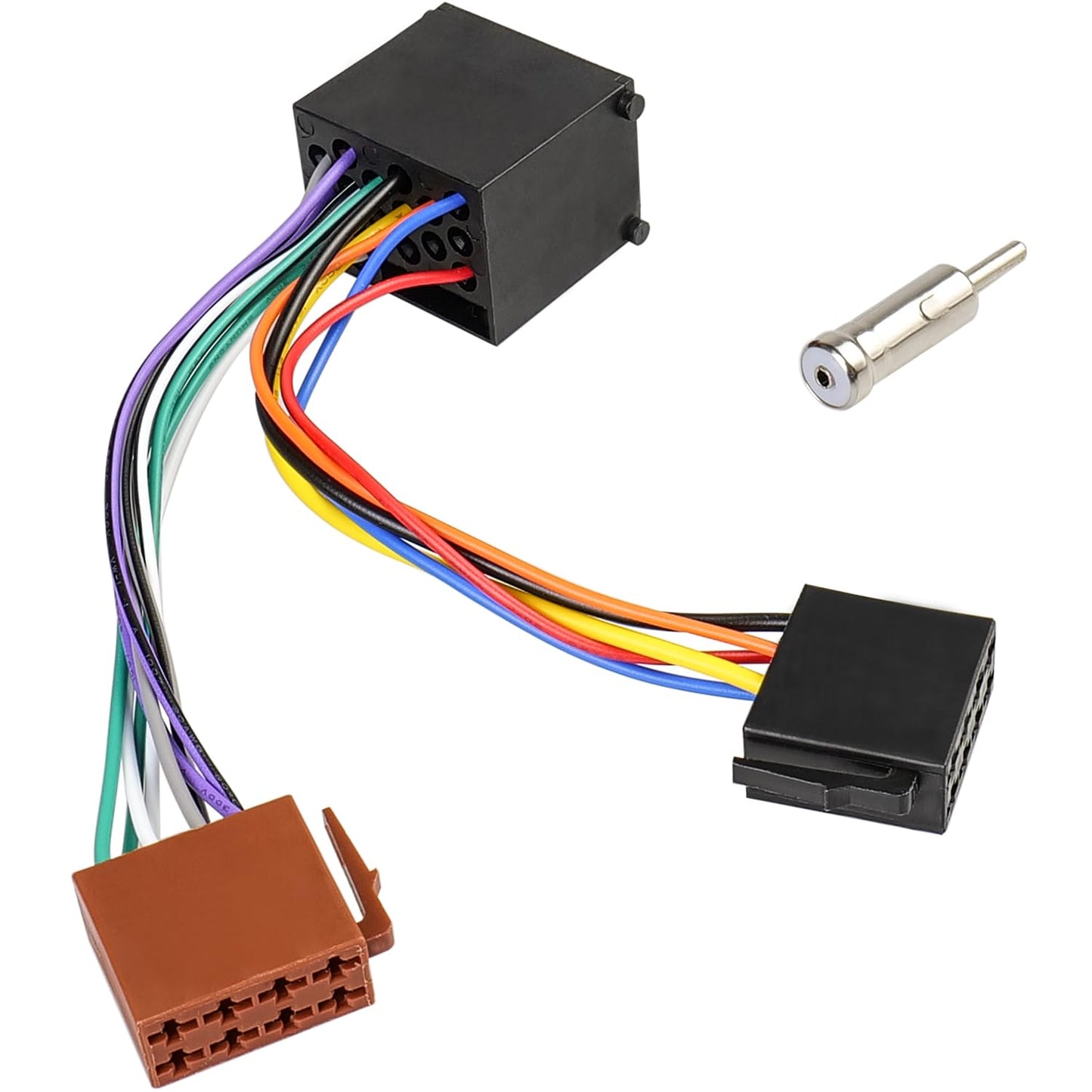E30 E32 E36 E39 E38 E46 Z3,Aftermarket 17PIN ISO Radio Wiring Harness Adapter Compatible with BMW Stereo Wire Harness