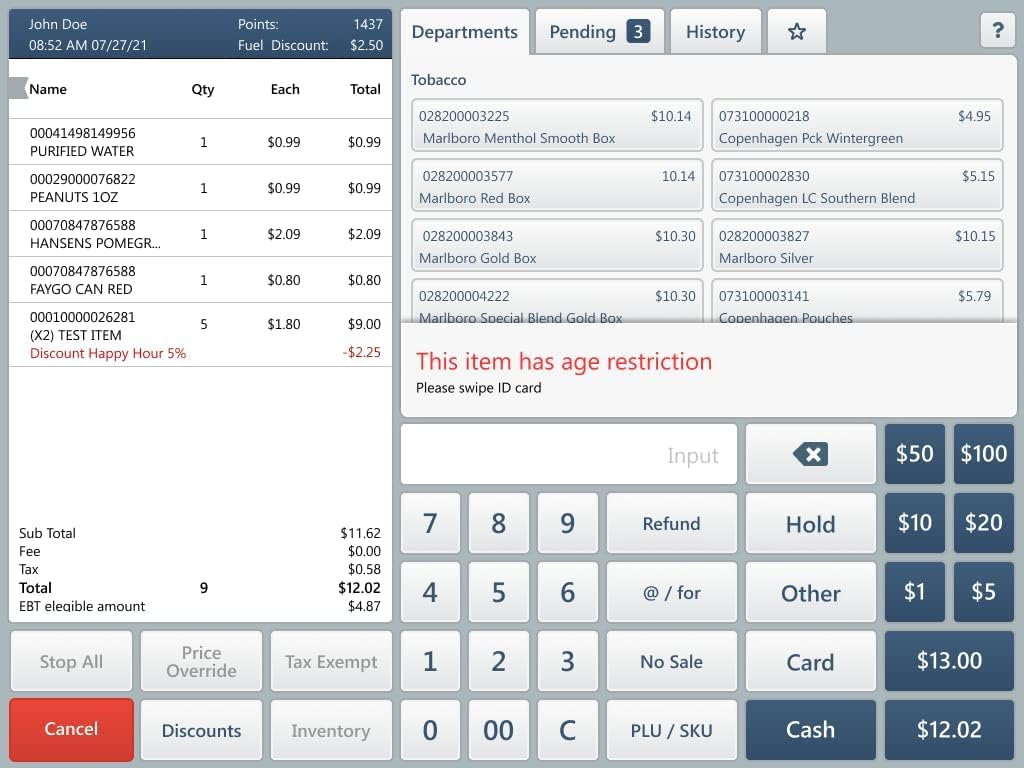 All-in-One SmartPOS-129 Professional Cash Register for Small Business, POS Bundle Includes: Cashier Touch Screen Monitor, Customer-Facing Display, Cash Drawer, Thermal Printer, 2D Barcode Scanner