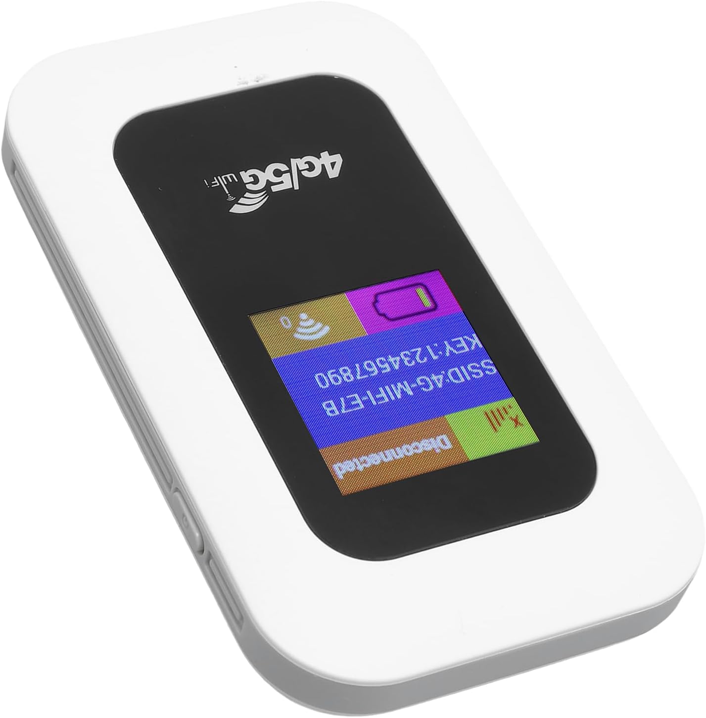 Tomantery 4G 5G 2100 Portable WiFi Mobile Hotspot, Pocket Device with Mah Battery for Outdoor Use, Multi-Device