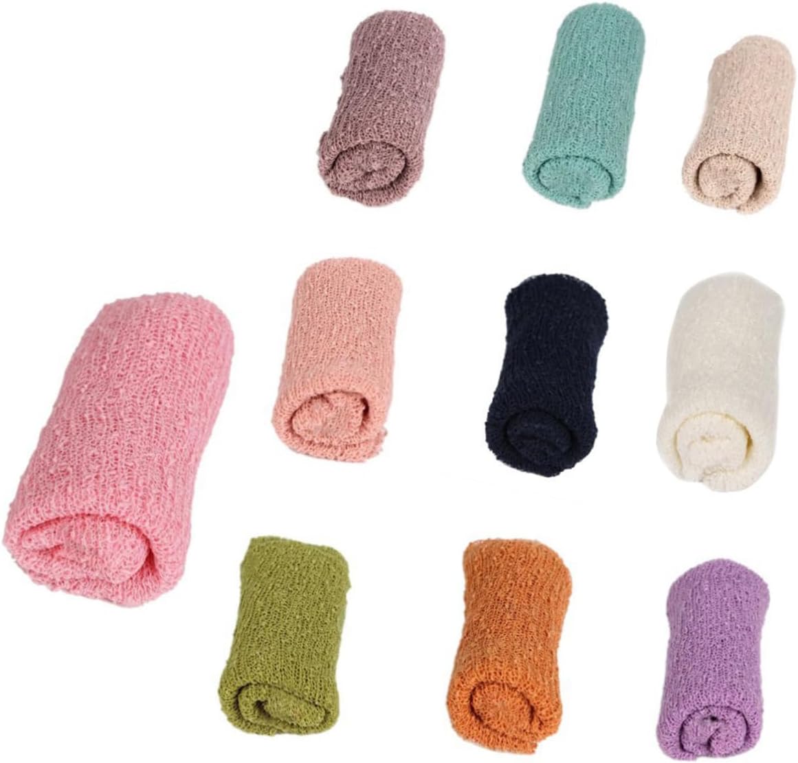 DOITOOL Newborn Photography Stretch Wrap Prop for Photoshoots Light Soft Swaddle Blanket for Newborns Versatile