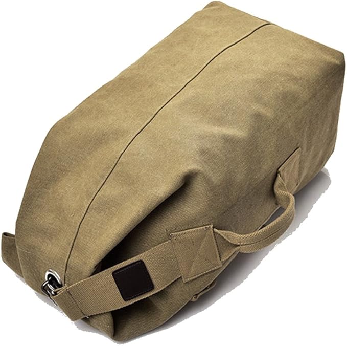 Large Capacity Travel Climbing Bag Tactical Military Duffel Bag Top Load Double Strap Canvas Backpack