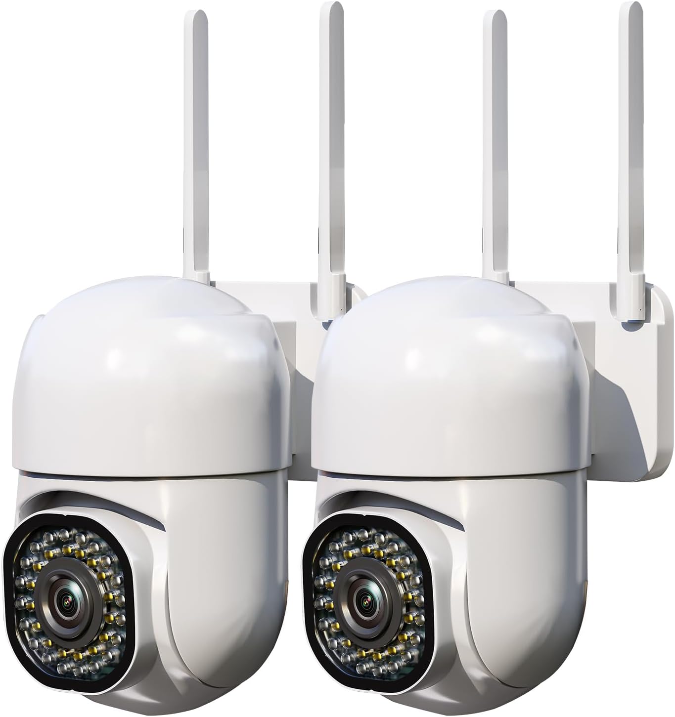 Ayla link 3MP 360Pan-Tilt 2K (2 Pack-9.8 Security Camera Outdoor, View, HD Cameras for Home Security, Color Night
