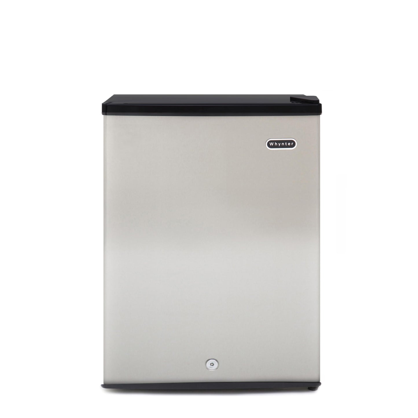 Whynter Upright Freezer with Lock, 2.1 Cu. Ft. Small Freezer Mini Freezer for Bedrooms, Dorms, Garages, Offices CUF-210SS, Stainless Steel Energy Star