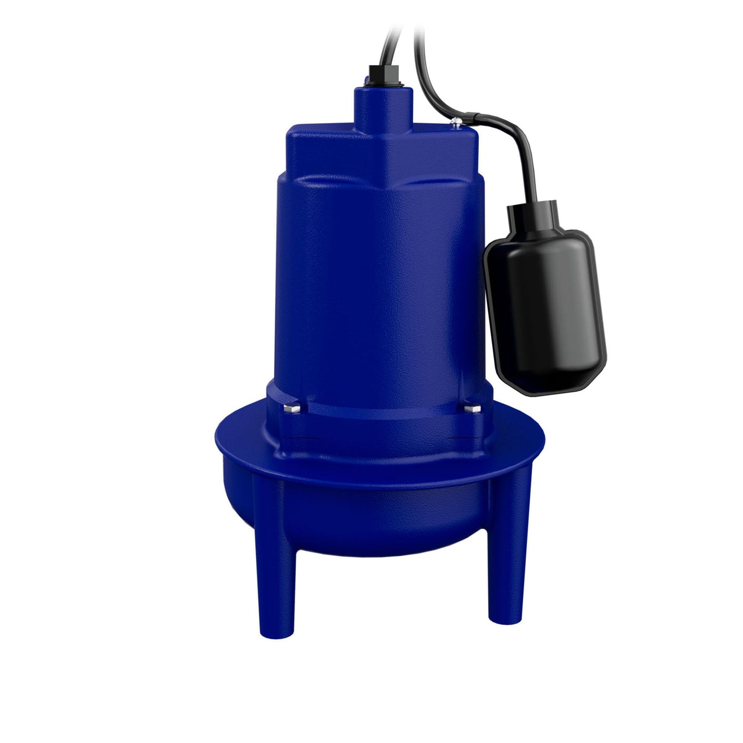 JACKEL SEW501CIT 1/2 HP 9300 GPH Cast Iron Submersible Sewage Pump with Piggy-Back Tethered Float Switch