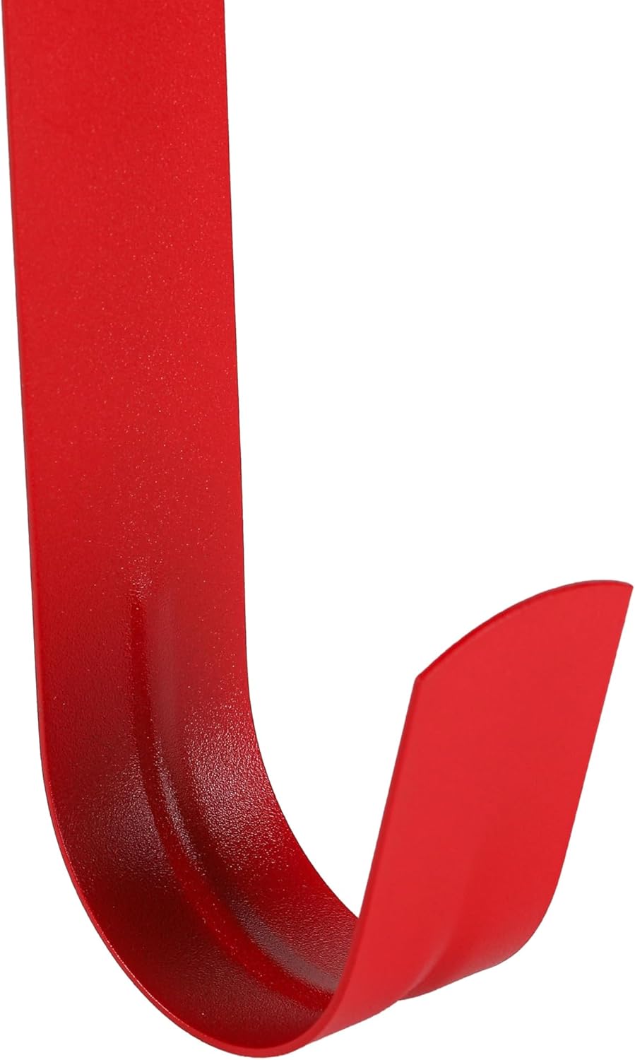 Wreath Hanger - Sturdy Steel Over The Door Hook for Front Door | Red, 4