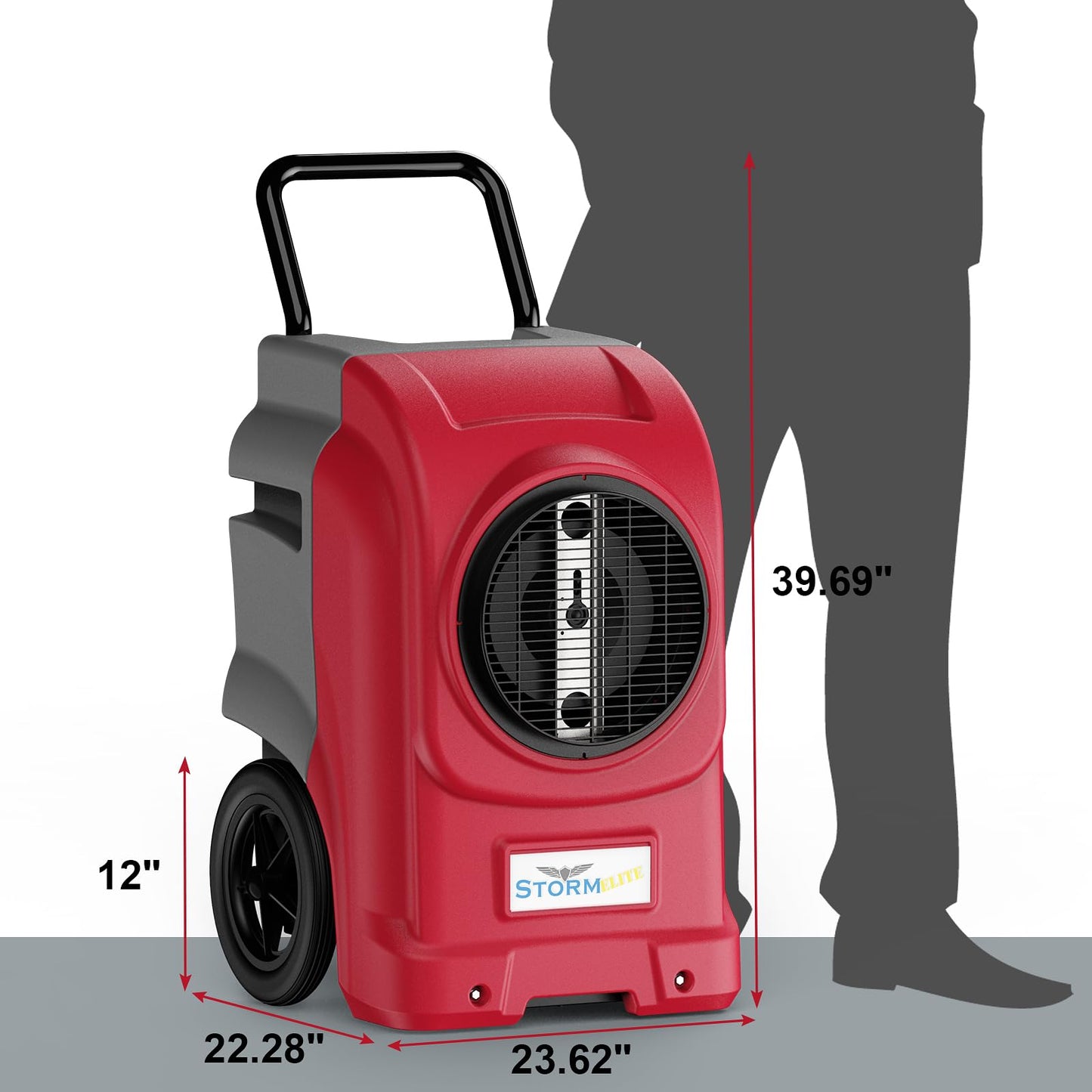 ALORAIR 270 Pints Commercial Dehumidifier with Pump, Whole House Dehumidifiers for Large Room, Industrial Large Dehu with Drain Hose for Basement, Water Damage Restore, Limited 6 Years Warranty