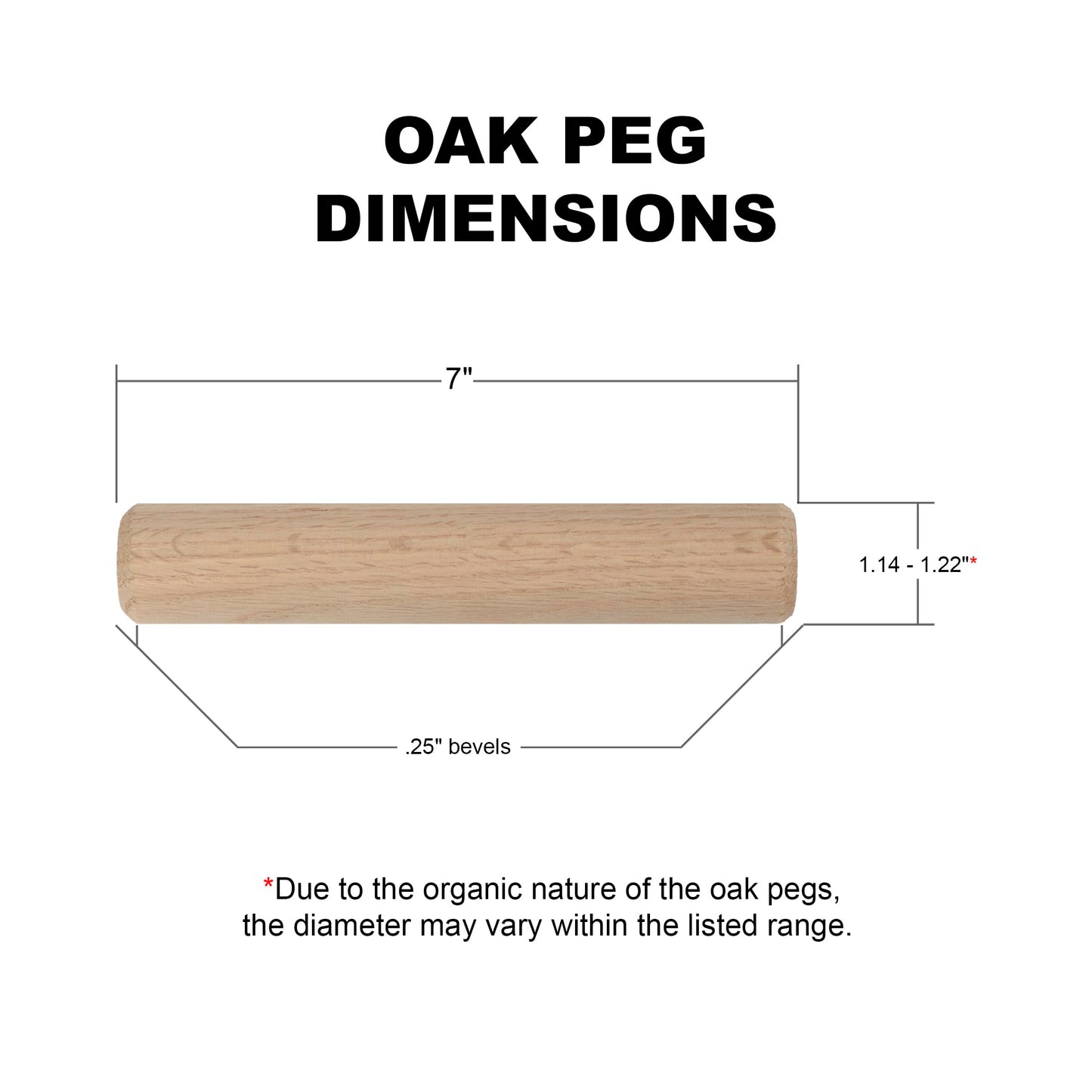 Atomik Climbing 2 Hard Wood Pegs for Peg Boards, Grip and Strength Training
