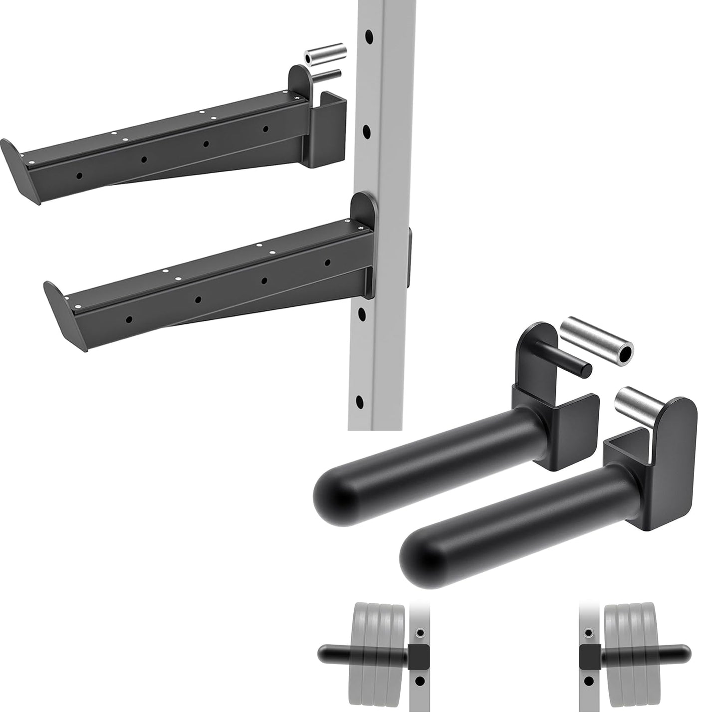 Kipika Plate Holder & Spotter Arms for 2"x2" Racks