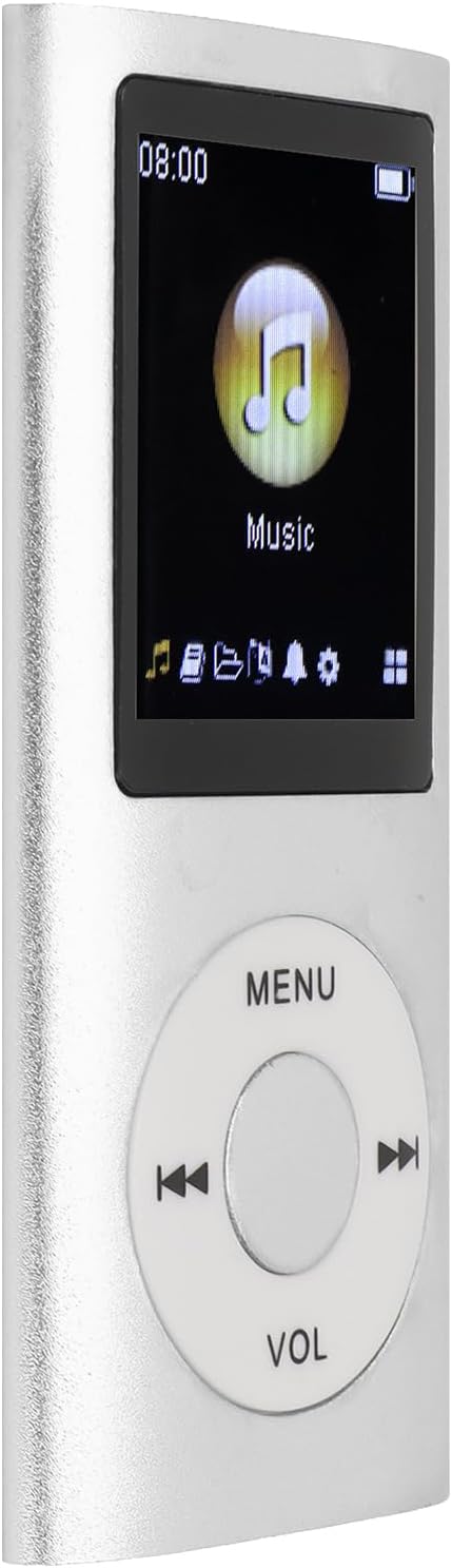 Diyeeni MP3/MP4 1.8 inch 64GB 8H Player, Portable Music Player with Earphone, HD Screen, Support up to Memory Card