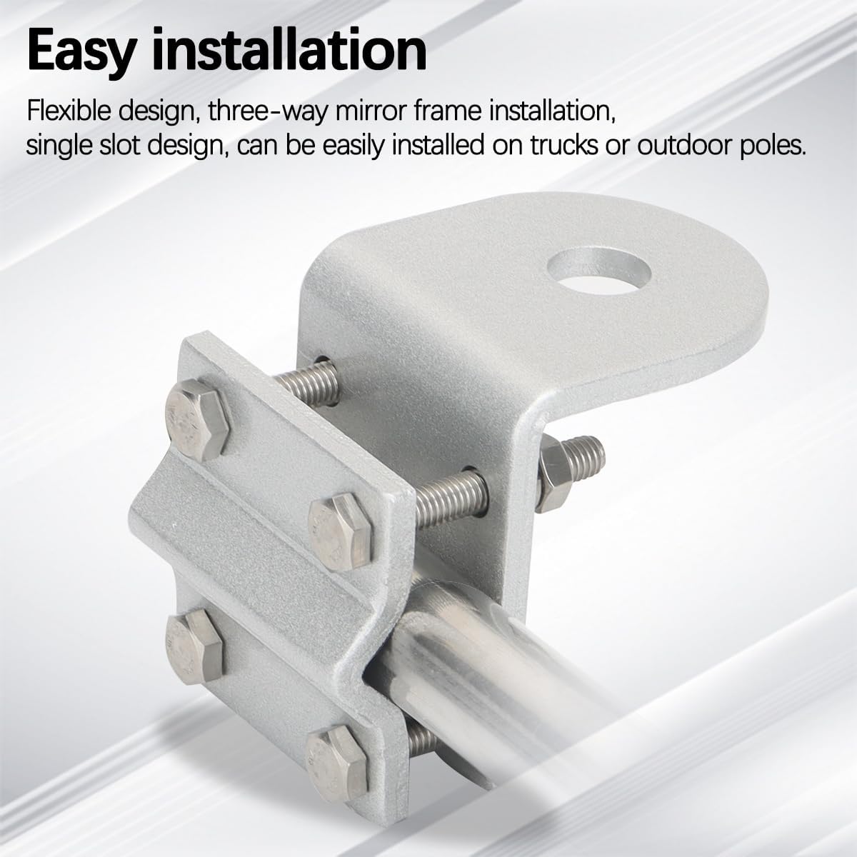 Arridioter SO239 PL-259 3/8-24 CB Radio Antenna Mounting Bracket CB Mounting Bracket Heavy Duty Stud Mount Adaptor