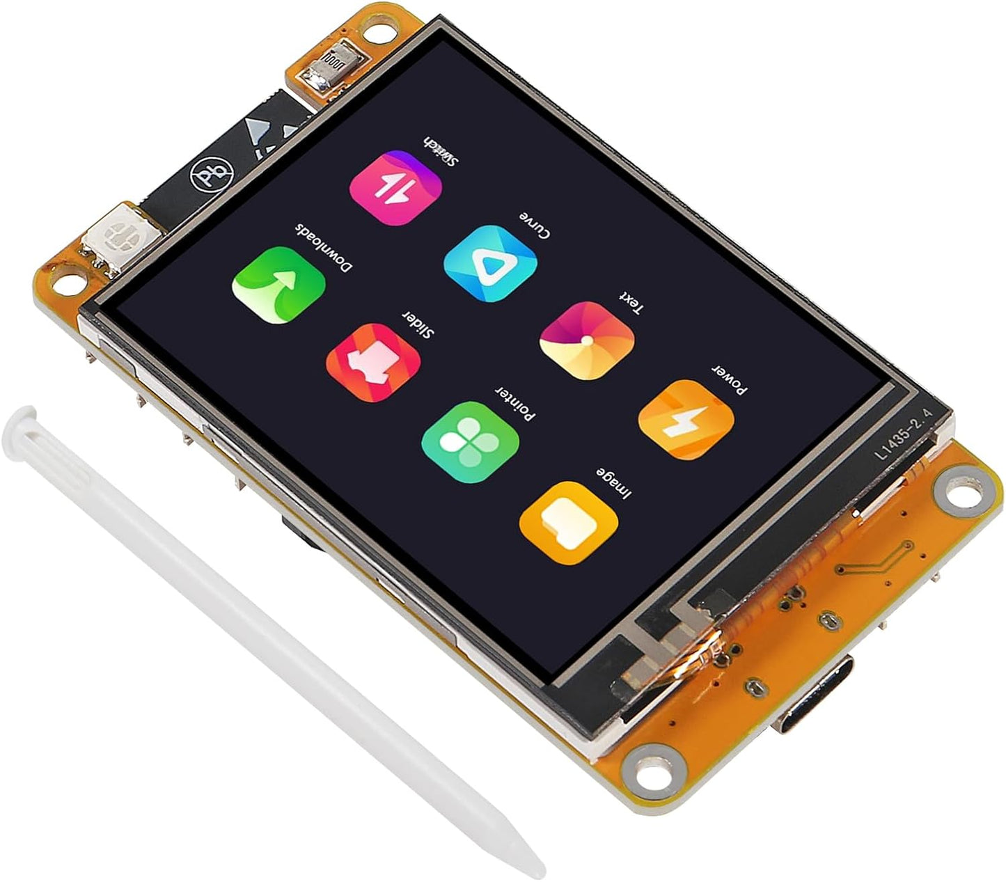 2Pcs ESP32 2.4 Inch ESP-WROOM-32 2.4" 240x320 DORHEA Touchscreen LCD TFT Module with Touch Screen Display Module Smart