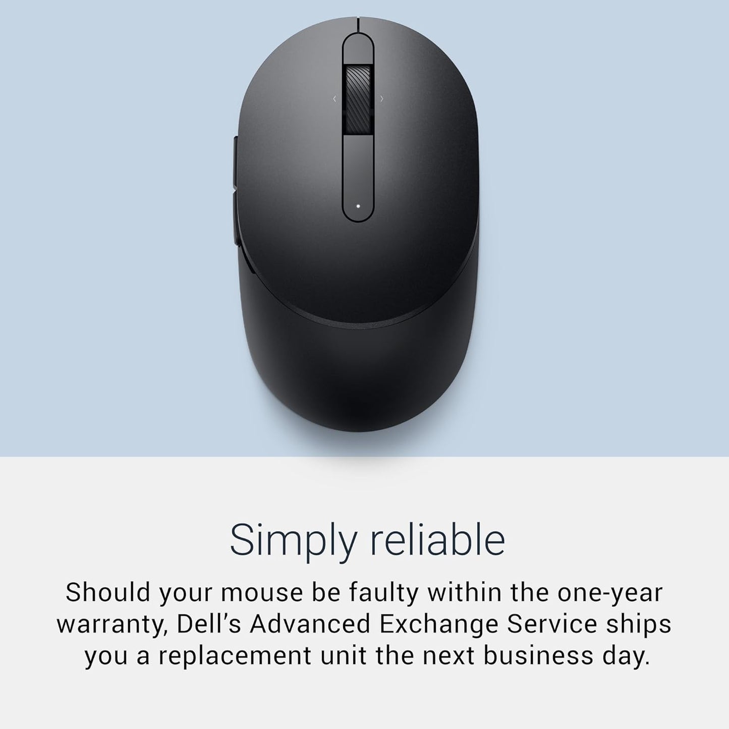 Dell MS355 Programmable 250Hz, 3-Year Silent Mouse - Scroll Wheel, Secure Dual-Mode Connectivity, Adjustable DPI