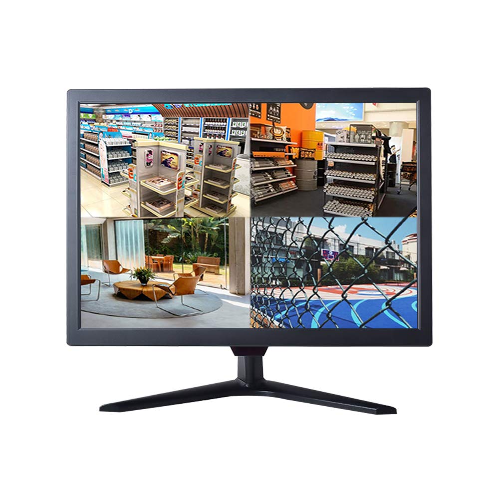Cocar 19.5" CCTV Monitor, 1600x900 Resolution, 16:9 BNC Display with Component BNC/YPbPr/VGA/HDMI/Audio Jack, TFT LCD for Security Cameras, NVR/DVR, Home Surveillance, VESA Wall Mount
