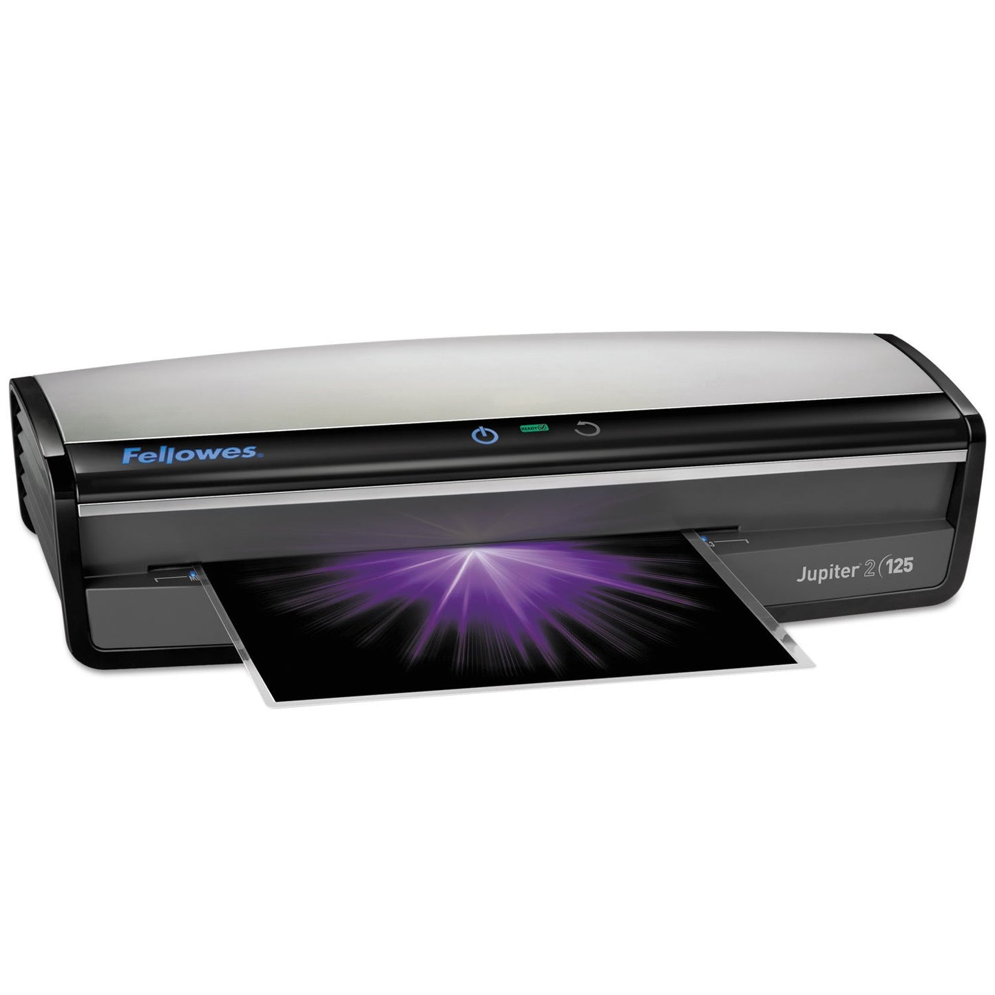 Fellowes Jupiter 2 125 Laminator with 10 Pouches, 12.5 Inch (5734101), Black & Grey