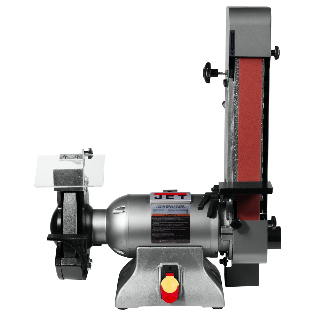 JET 8" Grinder and 2" x 48" Belt Sander, 1 HP, 115/230V 1Ph (Model IBGB-248)