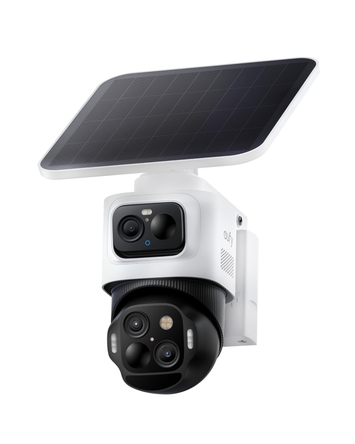 eufy Security eufyCam S4,4K Solar Camera Wireless Outdoor, Triple Lens Bullet-PTZ Cam, 360° View, 8X Auto Zoom, AI Recognition,AI Track, Color Night Vision, 0 Monthly Fee, Built in 32 GB Storage
