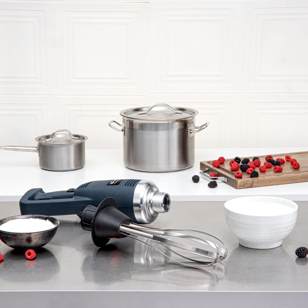 Restaurantware-ATTACHMENT ONLY: Hi Tek 10 Inch Immersion Blender Whisk, 1 Dishwashable Blending Whisk - Blender Sold Separately, Durable, Stainless Steel Whisks Blenders Attachment